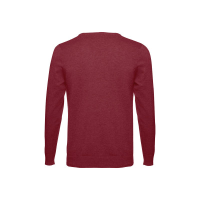 THC MILAN. Men's V-neck pullover in cotton and polyamide